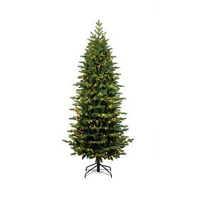 Árvore de Natal Mississippi Prelit 150 cm 200 LEDs branco quente PE