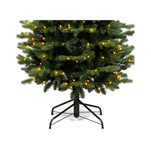 Árvore de Natal Mississippi Prelit 150 cm 200 LEDs branco quente PE 3