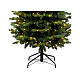 Albero Natale Mississippi 180 cm verde 300 LED bianco caldo poly s3