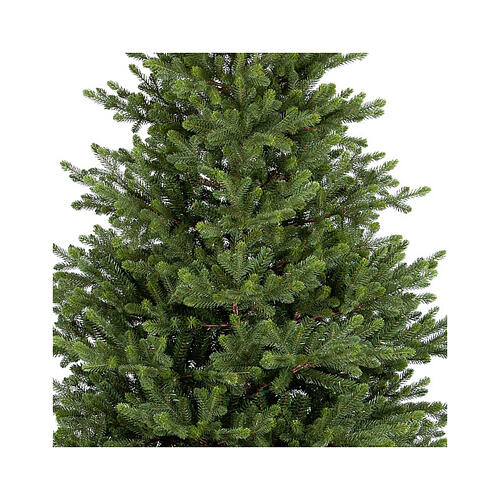 National Po Christmas tree 180 cm Poly Feel Real green with vase 2