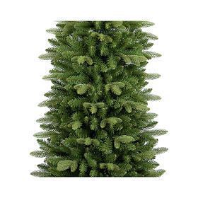 Sapin Noël Ritz 150 cm vert poly slim base bois