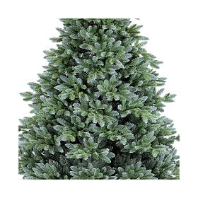 Weihnachtsbaum, Modell Po, 180 cm, PE und Poly Feel Real, grün, Basis in Baumstamm-Optik