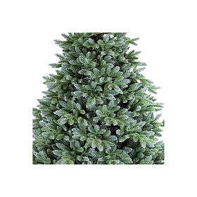 Weihnachtsbaum, Modell Po, 180 cm, PE und Poly Feel Real, grün, Basis in Baumstamm-Optik