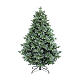 Albero Natale Po verde base ferro 210 cm poly feel real s1