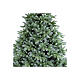 Albero Natale Po verde base ferro 210 cm poly feel real s2