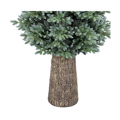 Po green Christmas tree trunk base 210 cm poly feel real 3