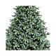 Sapin Noël Po 240 cm base métal effet tronc poly vert s2