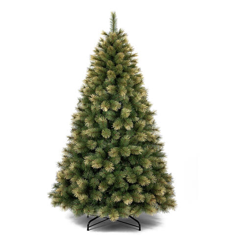 Gold Mix Christmas tree, full PP, golden tips, 210 cm 1