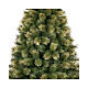 Gold Mix Christmas tree, 270 cm, gold and green PP s2