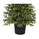 Christmas tree in a pot, full green poly, 90 cm s3