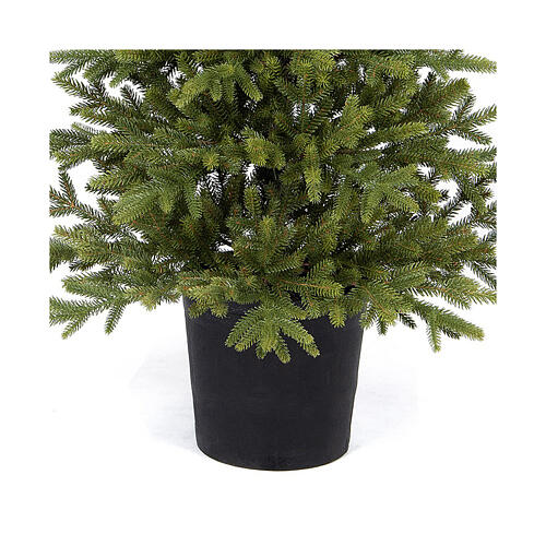 Pinetto 120 cm full Poly Feel Real verde base vaso 3