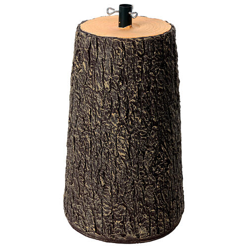 Base sapin Noël pour arbres 120-150 cm tronc résine 45x30 cm 1