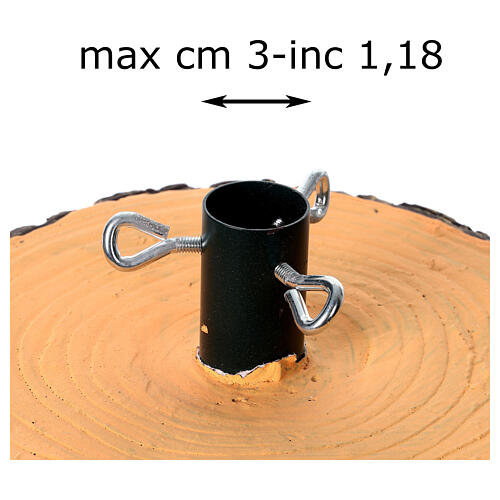 Podstawa do choinki 120-150 cm pień żywica 45x30 cm 4