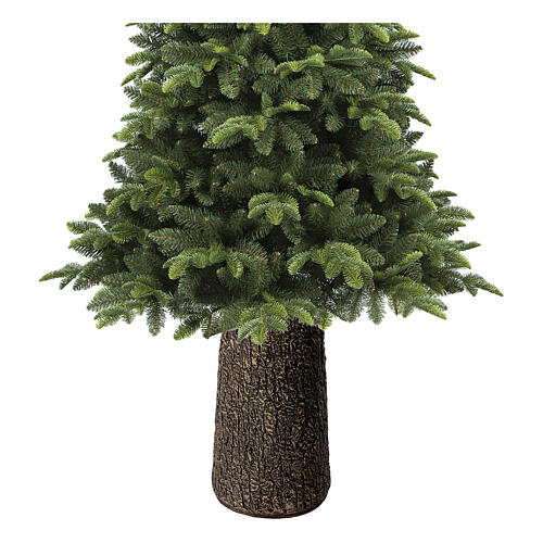 Christmas tree base for trees 120-150 cm resin trunk 45x30 cm 5