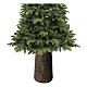 Christmas tree base for trees 120-150 cm resin trunk 45x30 cm s5