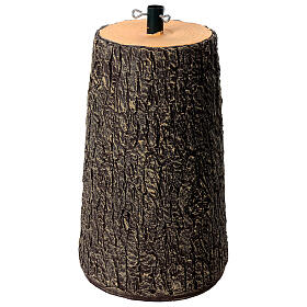 Base tronc sapin Noël 55x35 cm pour arbres 180-210 cm