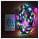 Cadena luminosa smart 200 led con control remoto y aplicación 15 m uso int-ext s1