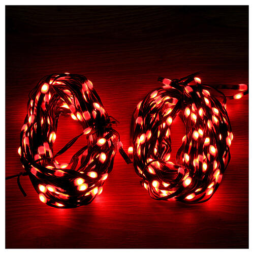 Catena luminosa 400 led smart con telecomando e app uso int-est 20 metri 3
