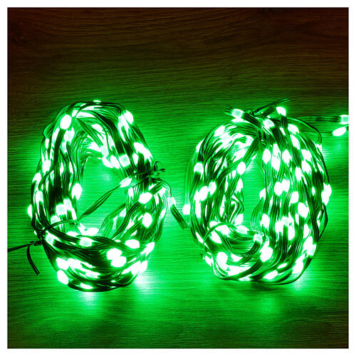 Catena luminosa 400 led smart con telecomando e app uso int-est 20 metri 5