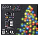 Catena luminosa 400 led smart con telecomando e app uso int-est 20 metri s2