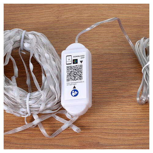 Smart-Lichterkette 15 Meter – 200 RGB-LEDs – mit Fernbedienung & App – Innen & Außen 8