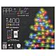 Smart string lights of 400 RGB LEDS, 66 ft, remote and app, indoor/outdoor s2