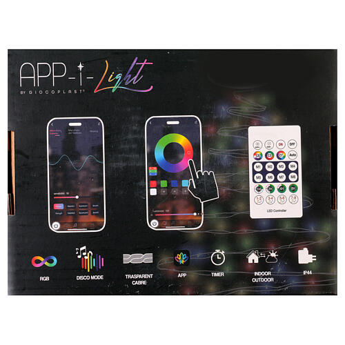 Tree Curtain 360 LEDs with Remote Control and App for Indoor-Outdoor Use 5