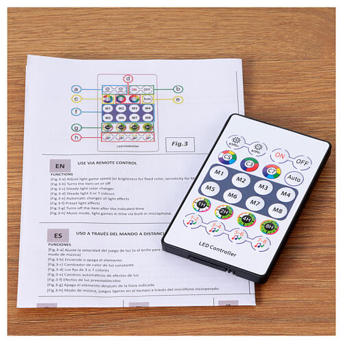 Tree Curtain 360 LEDs with Remote Control and App for Indoor-Outdoor Use 9