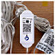 Cortina 400 LEDs 2x2 m com controle remoto e app interior/exterior s9