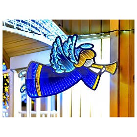 Ange Infinity Light LEDs multicolores pour intérieur extérieur 65 cm