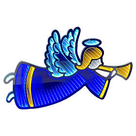 Anioł Infinity Light LED multikolorowy - figura świetlna do wnętrz i na zewnątrz, 65 cm