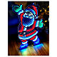 Père Noël Infinity Light LEDs multicolores pour intérieur extérieur 60 cm s1