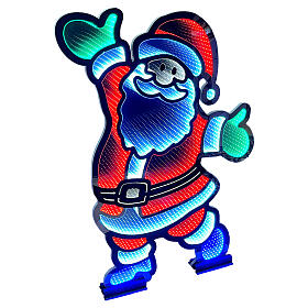 Santa Claus infinity light multicolored LED internal use 60 cm