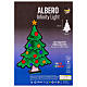 Sapin de Noël Infinity Light LEDs multicolores pour intérieur extérieur 60 cm s3