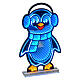 Infinity Light Christmas penguin, multicoloured LEDs, indoor/outdoor, 24 in s2