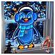 Christmas penguin infinity light LED multicolor internal use 60 cm s1