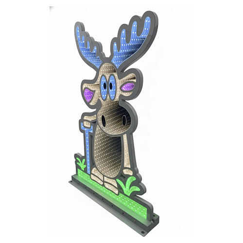 Reindeer Infinity Light, 24x18 in, double-sided 2