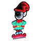 Infinity light Christmas elf multicolor LED internal use 120 cm s2