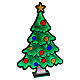 Albero di Natale infinity light led multicolor uso int-est  120 cm s2