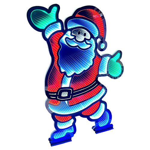 Santa Claus infinity light multicolored LED internal use 120 cm 2