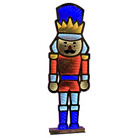 Dziadek do orzechów LED Multicolor Infinity Light - 180 × 67 cm, do wnętrz i na zewnątrz