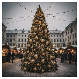 Choinka Giant 5 metrów PVC zielona Flora średnica 2,5 m