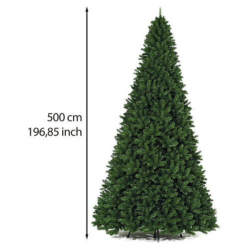 Árvore de Natal Giant 5 m PVC verde Flora diâmetro 2,5 m 3