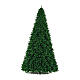 Giant Christmas tree 5 meters green PVC Flora diameter 2.5 m s1