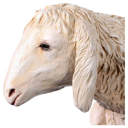 Liegendes Schaf aus Resin für 80-100 cm Krippe, Lando Landi 4