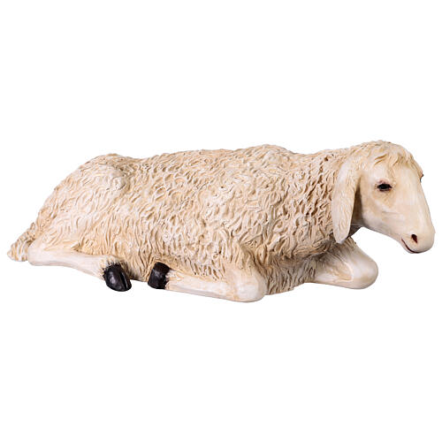 Pecora sdraiata resina presepe 160 cm Lando Landi 3