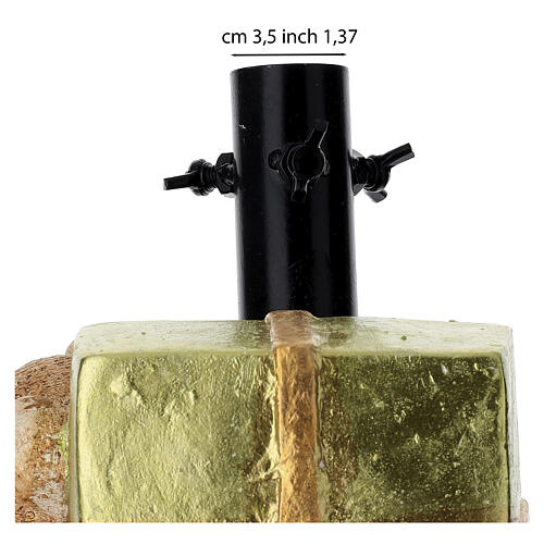 Christmas tree base in the shape of a boot with gifts, 14x10x18 in 6