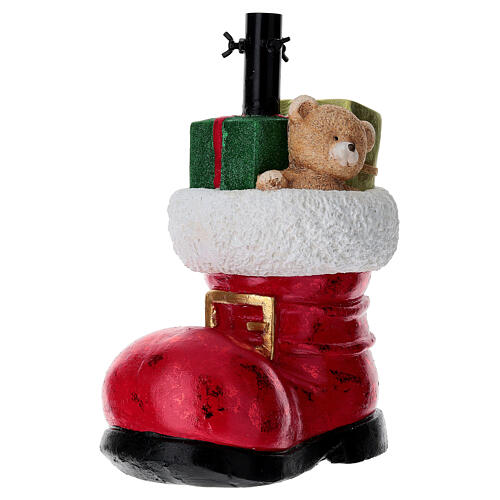 Base per albero stivale con regali 35x25x45 cm 3