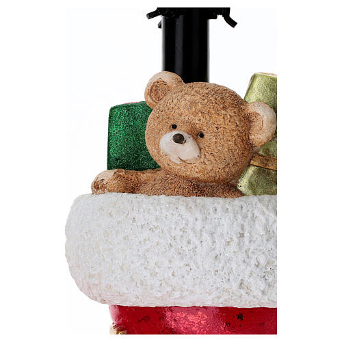 Base per albero stivale con regali 35x25x45 cm 4