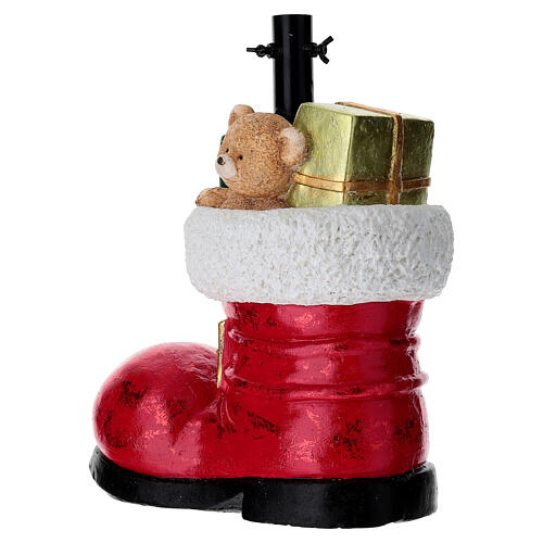 Base per albero stivale con regali 35x25x45 cm 5